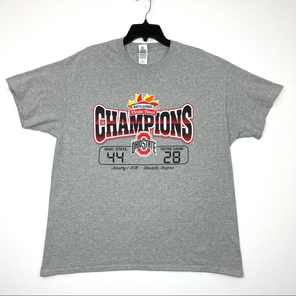 Ohio State University Buckeyes XL 2016 Fiesta Bowl Champions T Shirt